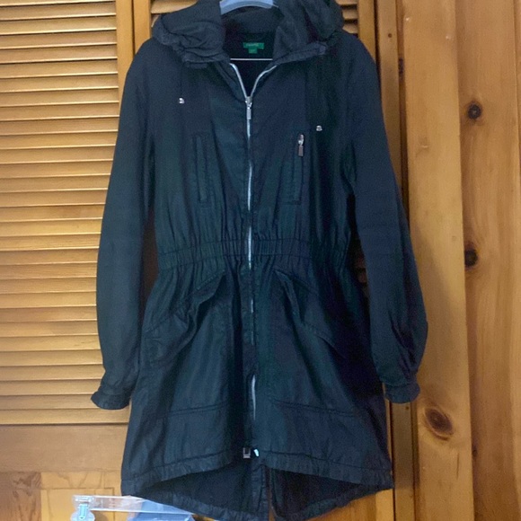 Nice jacket with hoodie beautiful condition worn one time - Picture 1 of 8